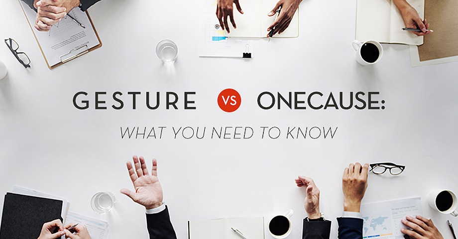 OneCause Vs Gesture Features - What You Need To Know