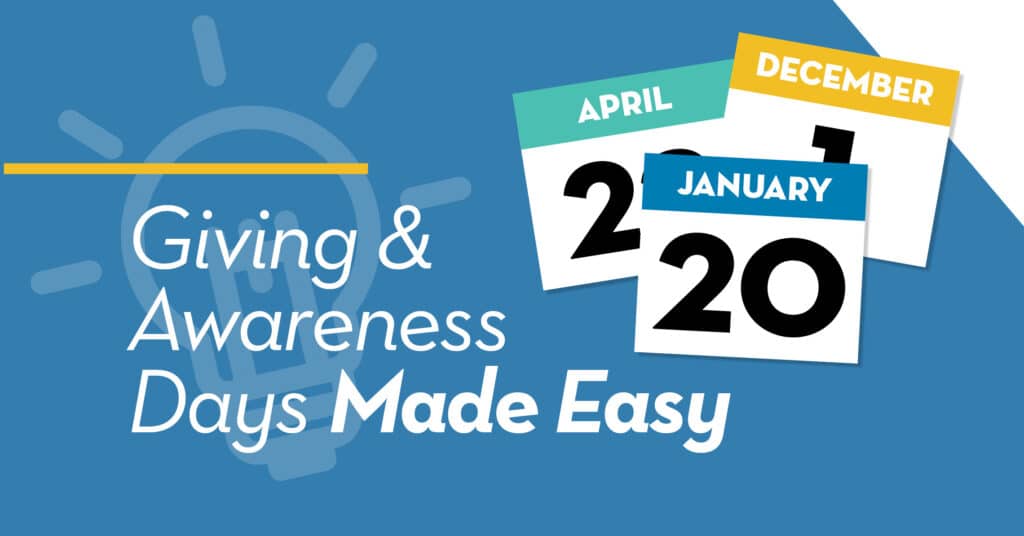 giving and awareness days