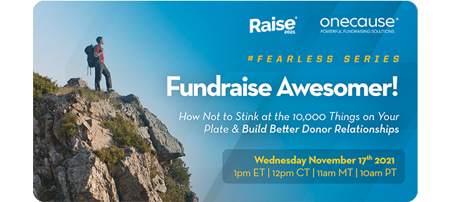 Fundraise Awesomer Webinar