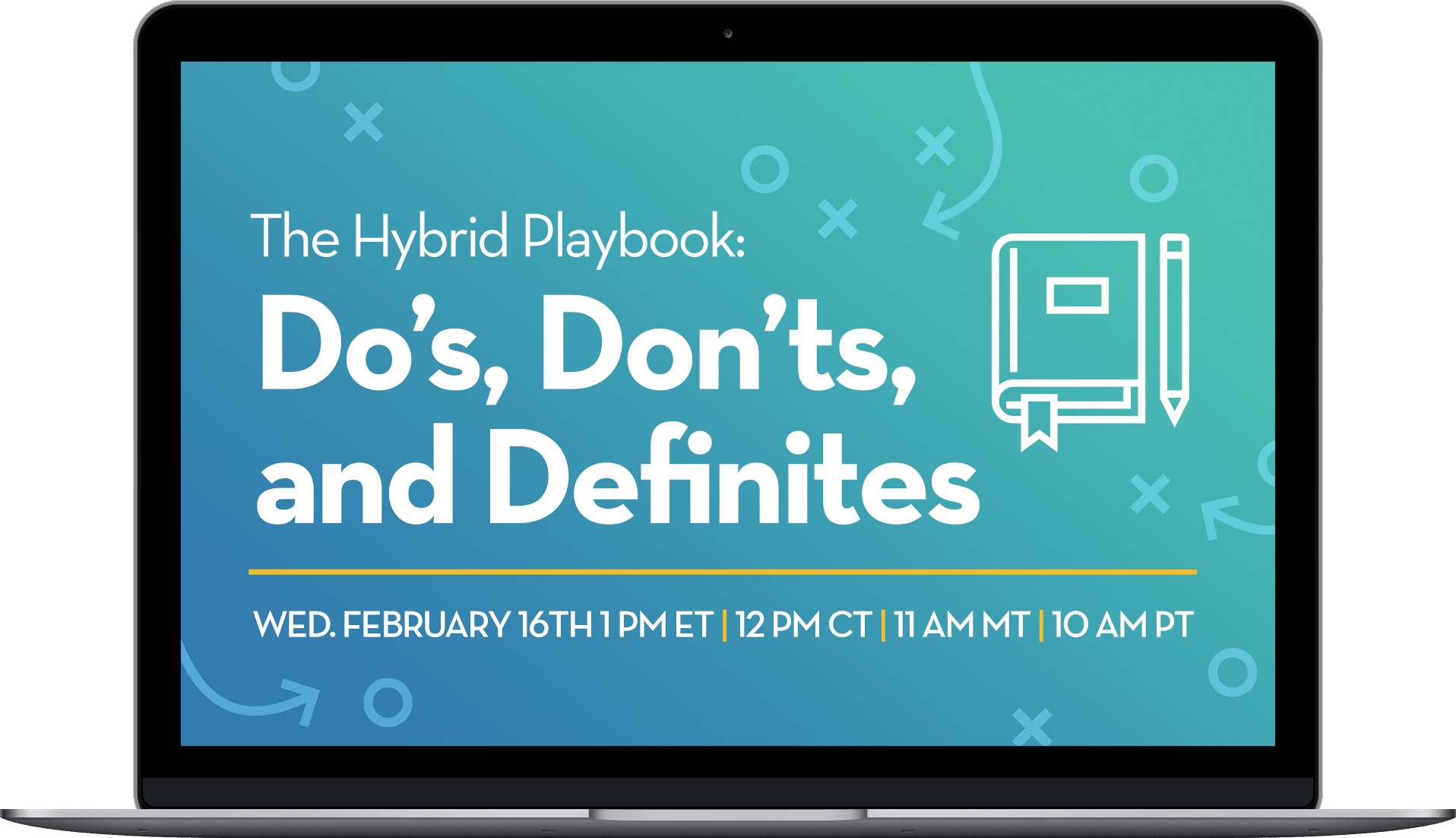 Hybrid Playbook Webinar Laptop