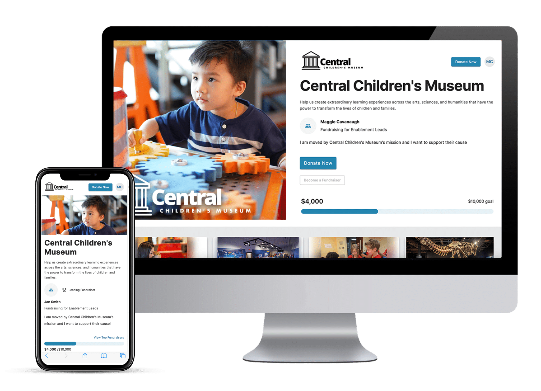 Online Tour OneCause Fundraising Platform Software