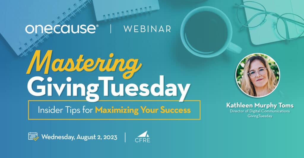 Mastering GivingTuesday Webinar