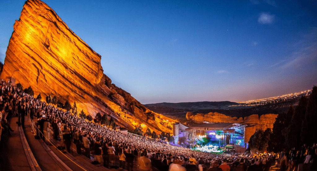 The Red Rocks Amphitheatre