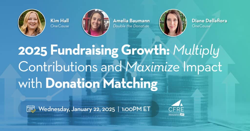 WEBINAR Donation Matching