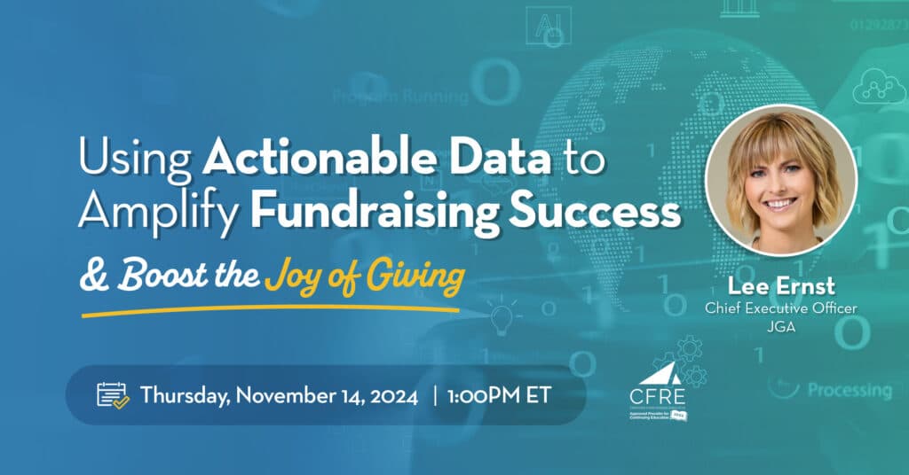 WEBINAR Using Actionable Data