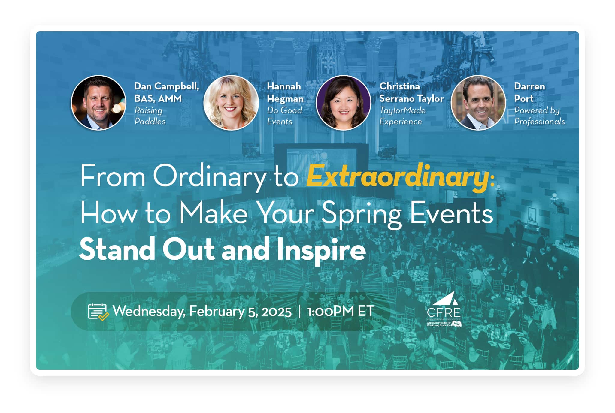 WEBINAR Make Your Spring Events Inspire