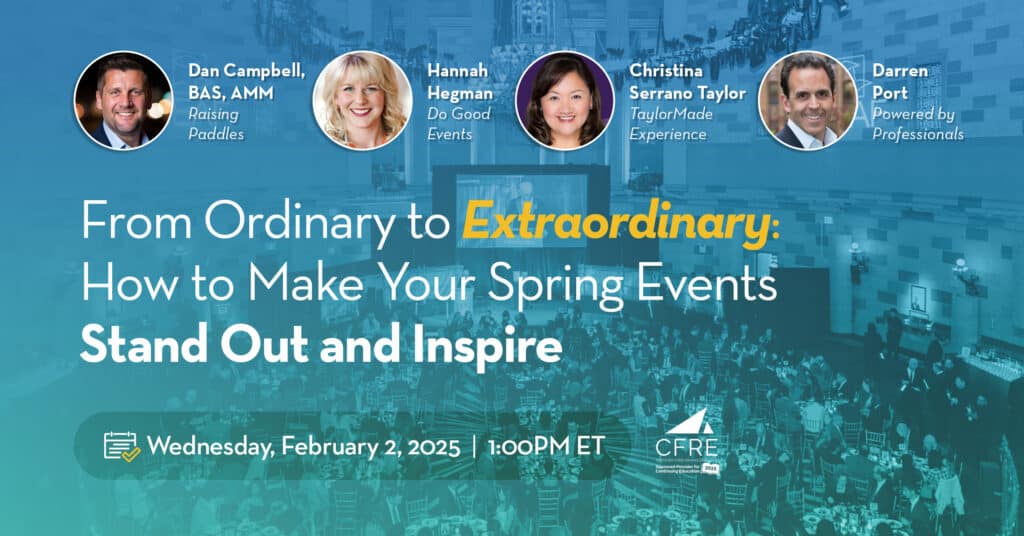 WEBINAR Make Your Spring Events StandOur and Inspire