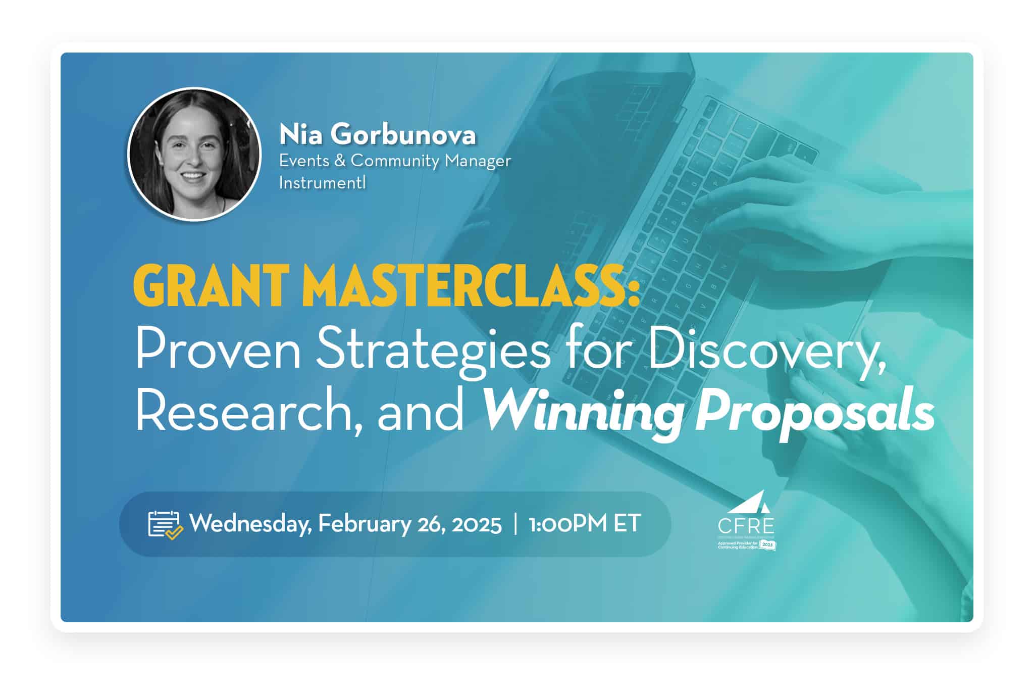 WEBINAR Grant Masterclass